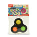 Fidget Pop 'n' Spin 2in1 3 Pops Fidget Toy Assorted Colours Toys FabFinds Black Spinner Yellow/Orange/Green  