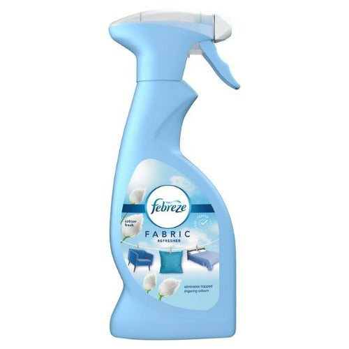 Febreze Cotton Fresh Fabric Refresher Spray 375ml Air Fresheners & Re-fills Febreze   