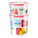 Kitch. Click & Close Food Storage Containers Set Of 2 Kitchen Storage Kitch.   