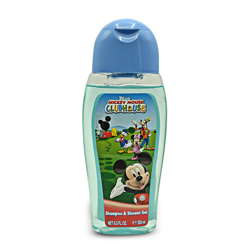 Disney Mickey Mouse Club House Shampoo & Shower Gel 250ml Shower Gel & Body Wash Disney   