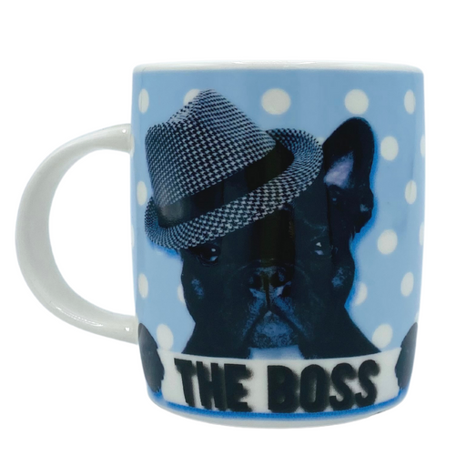 The Boss French Bulldog Mug Mugs FabFinds   