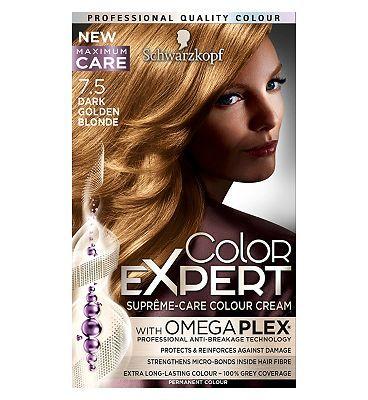 Schwarzkopf Color Expert Hair Colour Dark Golden Blonde 7.5 Hair Dye schwarzkopf   