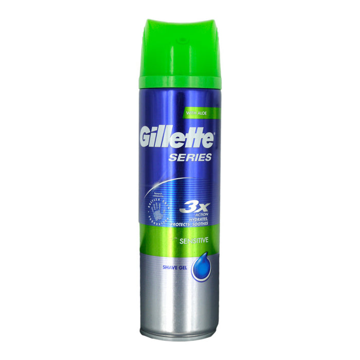 Gillette Series Sensitive Shave Gel With Aloe 200ml Shaving & Hair Removal Gillette   