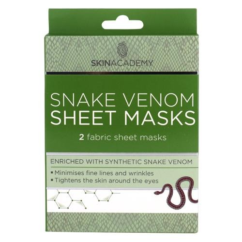 Skin Academy Snake Venom Sheet Mask 2-Pack Face Masks skin academy   