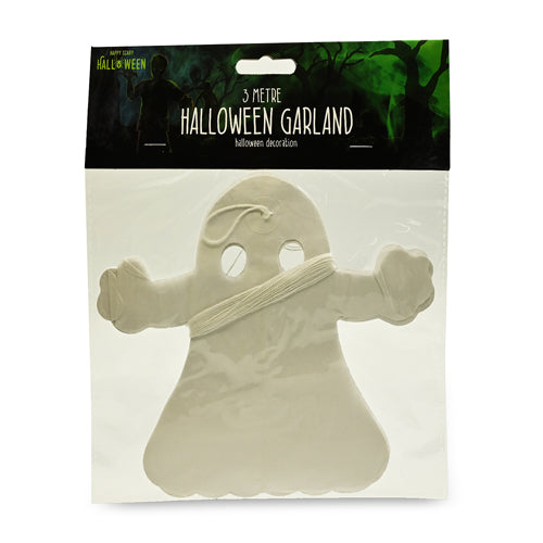 Halloween Garland 3 Metre Assorted Designs Halloween Decorations FabFinds Ghost  