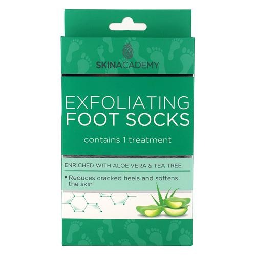 Buy Skin Academy Aloe Vera & Tea Tree Exfoliating Socks — FabFinds