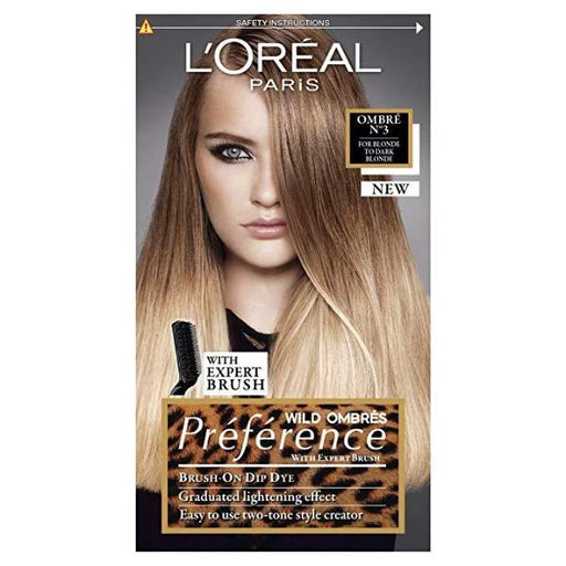 L'Oreal Paris Preference Wild Ombres No 3 Dye for Blonde/Dark Blonde Hair Dye L'Oreal   