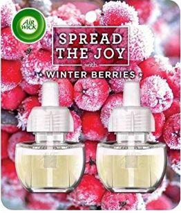 Air Wick Winter Berries Plug-In Refill Twin Pack 19 ml Air Fresheners & Re-fills Air Wick   