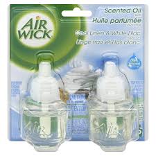 Air Wick Plug-In Refills Cool Linen & White Lilac Twin Pack 19ml Air Fresheners & Re-fills Air Wick   