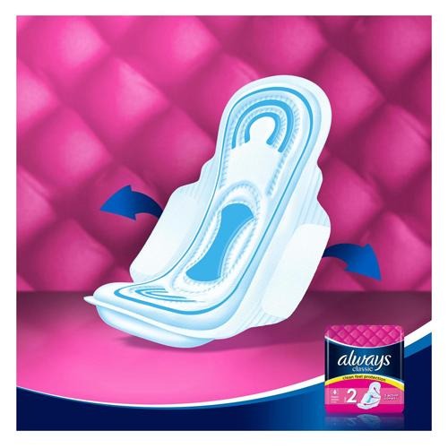 Always Maxi Long Plus Sanitary Pads With Wings Pack Of 9 Feminine Care always   
