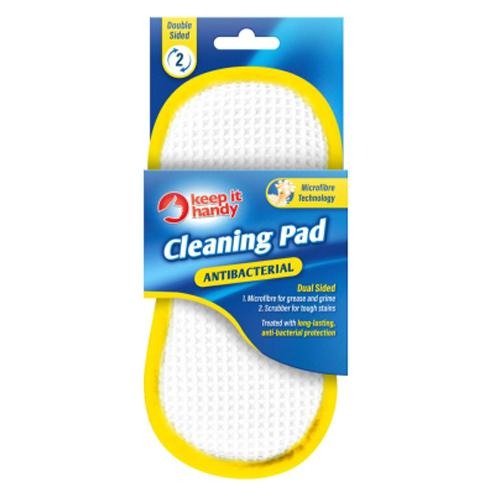 Dual-Sided Antibacterial Cleaning Pad Cloths, Sponges & Scourers OPS   