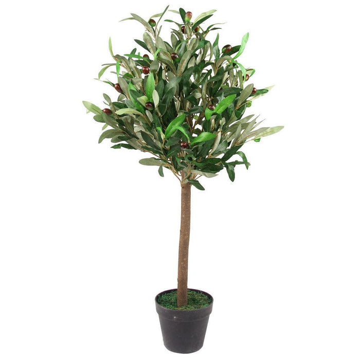 Artificial Olive Fruit Tree 90cm (3ft) Artificial Trees FabFinds   