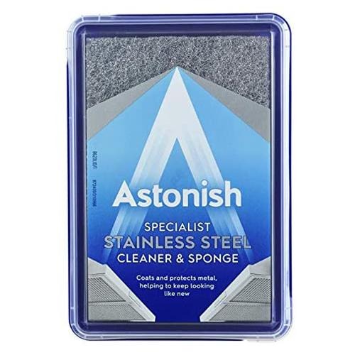 Astonish Stainless Steel Cleaning Paste + Sponge 250g — FabFinds