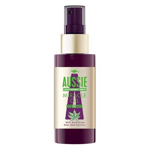 Aussie Nourish Miracle Oil With Hemp Seed Extract 100ml Hair Masks, Oils & Treatments aussie   