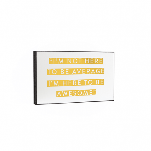 Awesome Not Average Plaque Home Decoration fabfinds   