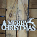 White Wooden Merry Christmas Sign Christmas Festive Decorations The Satchville Gift Company   