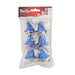 Christmas Gold Hanging Bells 6 Pack Christmas Baubles, Ornaments & Tinsel FabFinds Blue & Silver Ribbon  