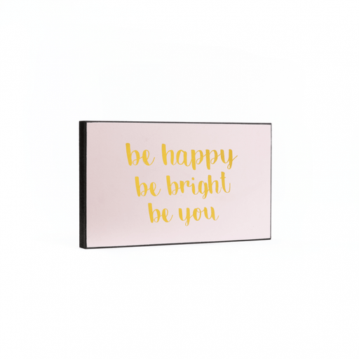 Be Happy Minimal Decor Plaque Home Decoration FabFinds   