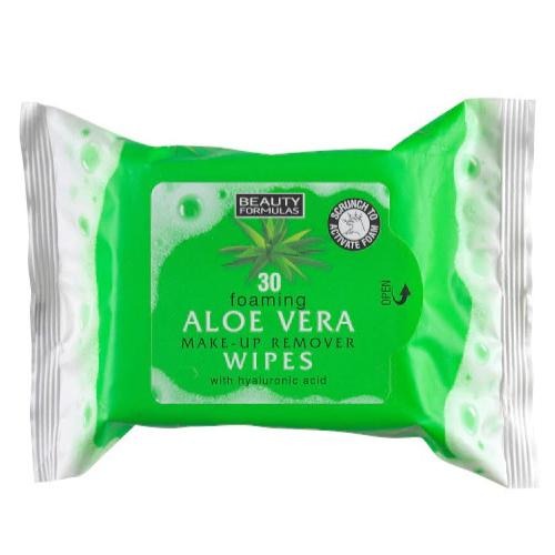 Beauty Formulas Aloe Vera Make-Up Remover Wipes 30's Face Wipes beauty formulas   