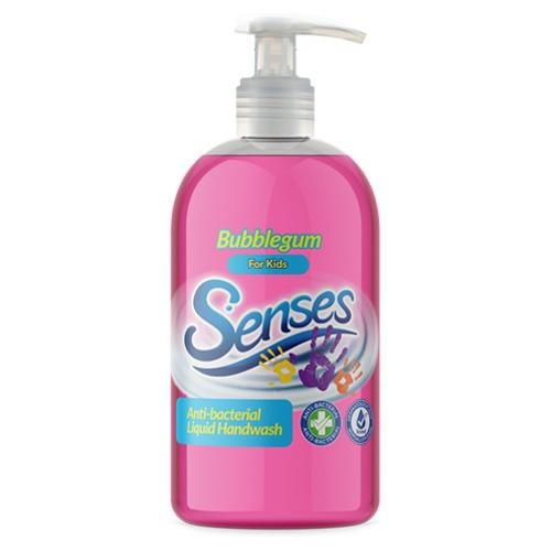 Senses Bubblegum Anti-Bacterial Liquid Handwash For Kids 500ml Hand Wash & Soap Senses   