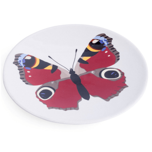 Petface Glazed Ceramic Bird Feeder Dish Nature Butterfly Bird Baths Petface   