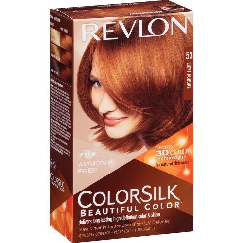Revlon Colorsilk Hair Colour Light Auburn 53 440g Hair Dye revlon   