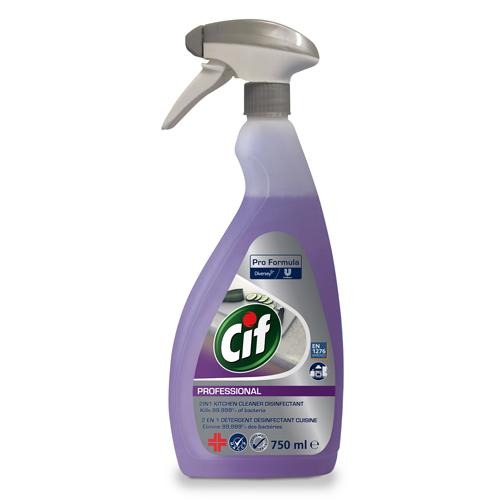 Cif Pro Formula 2 In 1 Cleaner Disinfectant Spray 750ml Disinfectants Cif   