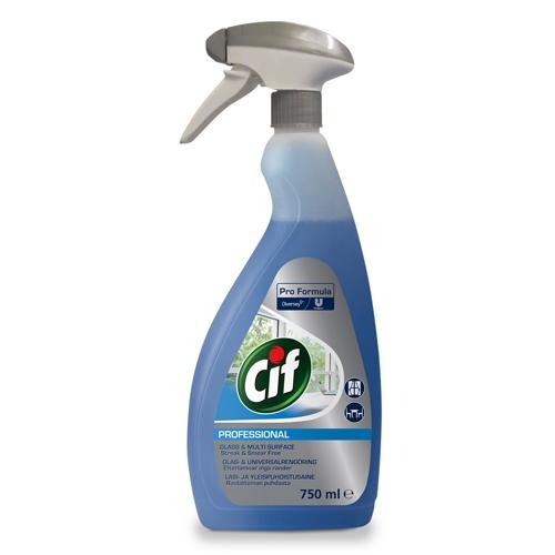 Cif Pro Formula Window & Multi-Surface Cleaning Spray 750ml Multi purpose Cleaners Cif   
