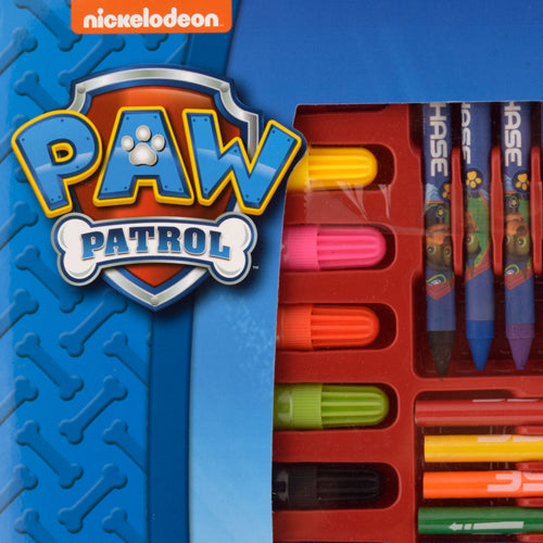 Paw Patrol Colouring Set 52 Pieces Kids Stationery Hasbro   