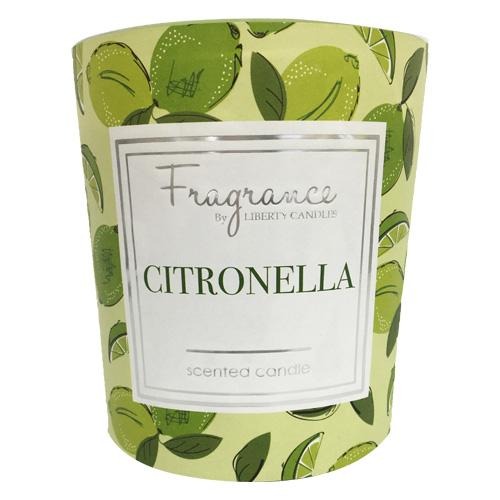 Citronella Glass Jar Candle In Assorted Scents 10oz Candles FabFinds Lime  