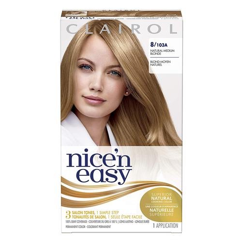 Clairol Nice n Easy Hair Colour in Natural Medium Blonde 8 Hair Dye clairol   
