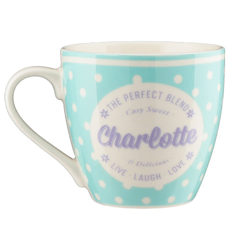 Cosy Spotty Ceramic Personalised Mug Assorted Styles Mugs Mulberry Studios   