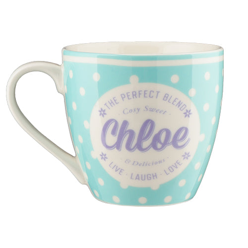 Cosy Spotty Ceramic Personalised Mug Assorted Styles Mugs Mulberry Studios   