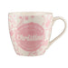 Cosy Floral Pink Ceramic Personalised Mug Assorted Styles Mugs Mulberry Studios Christine  