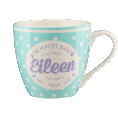 Cosy Spotty Ceramic Personalised Mug Assorted Styles Mugs Mulberry Studios Eileen  