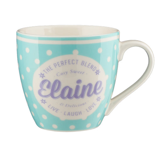 Cosy Spotty Ceramic Personalised Mug Assorted Styles Mugs Mulberry Studios Elaine  