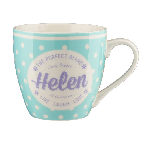 Cosy Spotty Ceramic Personalised Mug Assorted Styles Mugs Mulberry Studios Helen  