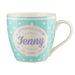 Cosy Spotty Ceramic Personalised Mug Assorted Styles Mugs Mulberry Studios Jenny  