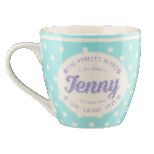 Cosy Spotty Ceramic Personalised Mug Assorted Styles Mugs Mulberry Studios   