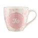 Cosy Floral Pink Ceramic Personalised Mug Assorted Styles Mugs Mulberry Studios Jo  