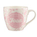 Cosy Floral Pink Ceramic Personalised Mug Assorted Styles Mugs Mulberry Studios Joan  