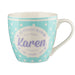 Cosy Spotty Ceramic Personalised Mug Assorted Styles Mugs Mulberry Studios Karen  