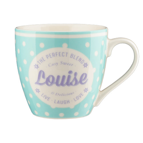 Cosy Spotty Ceramic Personalised Mug Assorted Styles Mugs Mulberry Studios Louise  