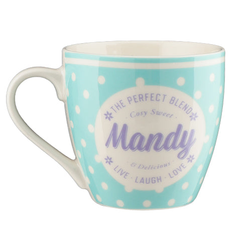 Cosy Spotty Ceramic Personalised Mug Assorted Styles Mugs Mulberry Studios   