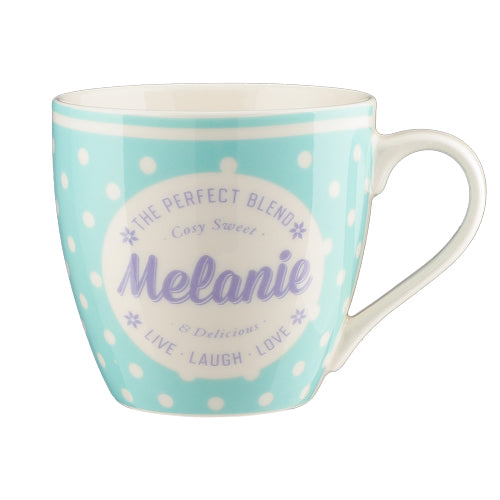 Cosy Spotty Ceramic Personalised Mug Assorted Styles Mugs Mulberry Studios Melanie  