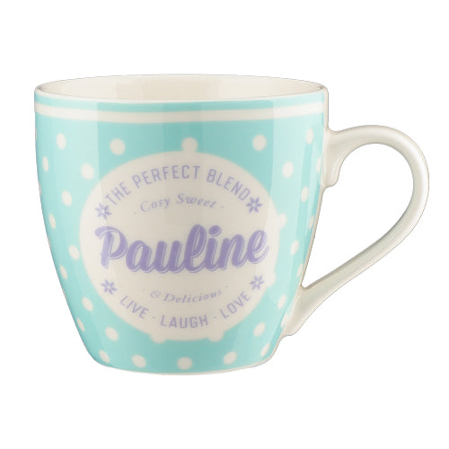 Cosy Spotty Ceramic Personalised Mug Assorted Styles Mugs Mulberry Studios Pauline  