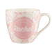Cosy Floral Pink Ceramic Personalised Mug Assorted Styles Mugs Mulberry Studios Rachel  