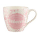 Cosy Floral Pink Ceramic Personalised Mug Assorted Styles Mugs Mulberry Studios Rebecca  