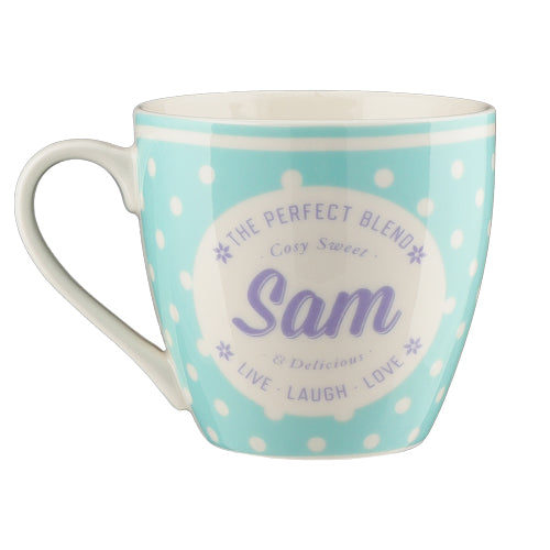 Cosy Spotty Ceramic Personalised Mug Assorted Styles Mugs Mulberry Studios   