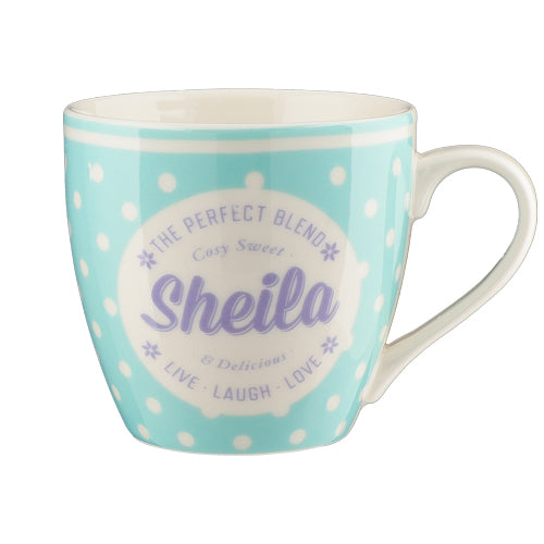 Cosy Spotty Ceramic Personalised Mug Assorted Styles Mugs Mulberry Studios Sheila  